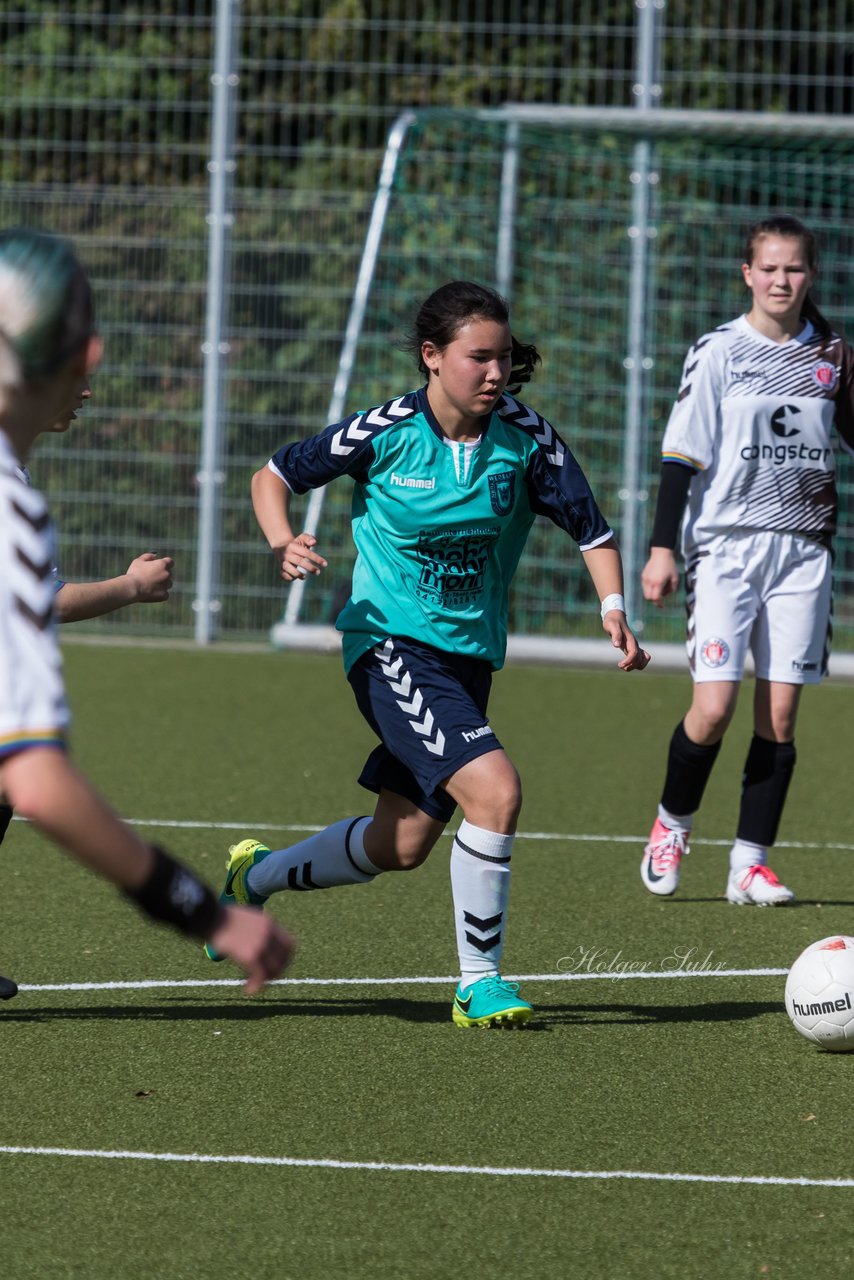 Bild 286 - B-Juniorinnen Wedel - St. Pauli : Ergebnis: 1:2